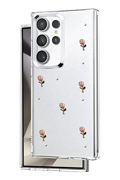 NewFace 1614104747 غطاء سامسونج جالاكسي S23 الترا بنمط الفيونكة - (160441) نمط 6