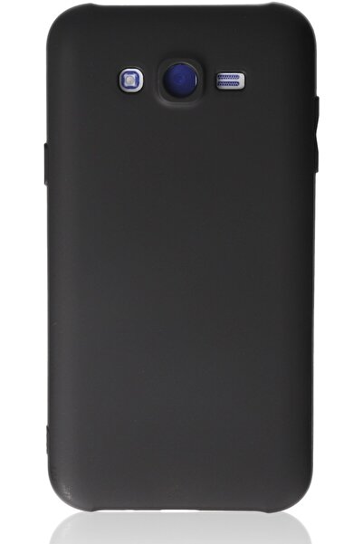 NewFace 1611754747 حافظة سامسونج جالاكسي J7 من السيليكون الأول (215417) - أسود