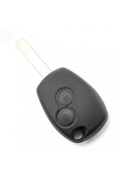 Aftermarket Carcasă cheie Renault, 2 butoane cu suport baterie din oțel inoxi...