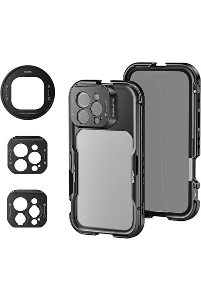 NEEWER مثبت هاتف 16 Pro Max Cage Video Rig