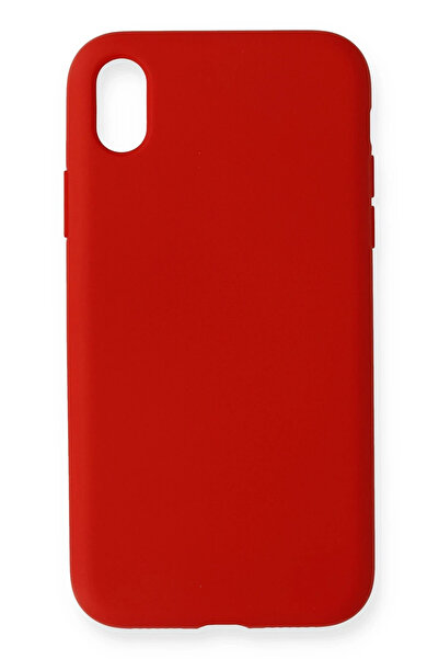 NewFace 1613853747 iPhone Xr Case Nano Inside Velvet Silicone (165338) - Red