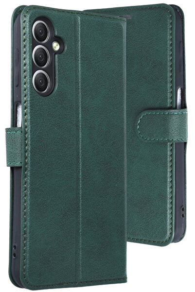 NewFace 1613739747 حافظة سامسونج جالاكسي A24 4G تريند إس بلس (173937) - أخضر