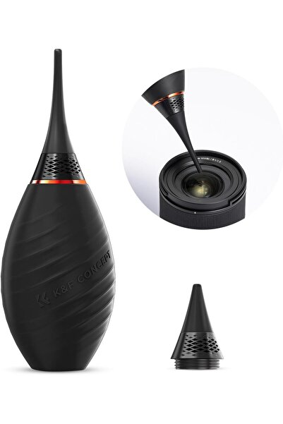 K&F CONCEPT 2 in 1 Air Blower, Bellows for Cleaning for Digital, DSLR, SLR, C...