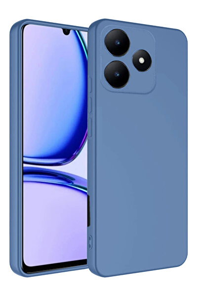 NewFace حافظة OZLSTOR لهاتف Realme C61 من السيليكون الأول (111348) - أزرق