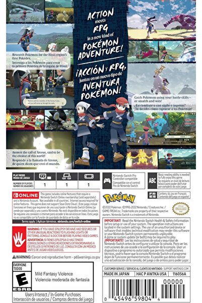 Nintendo Pokémon Legends: Arceus - Switch