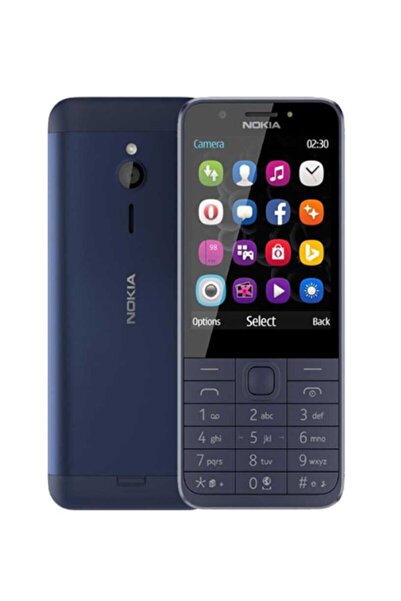 Nokia نوكيا 230 لون ازرق كحلي شريحتي اتصال صناعة فيتنامية ضمان سنتين