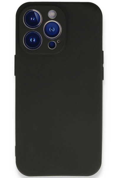 NewFace حافظة OZLSTOR لهاتف iPhone 13 Pro Max من السيليكون الأول (82331) - أسود