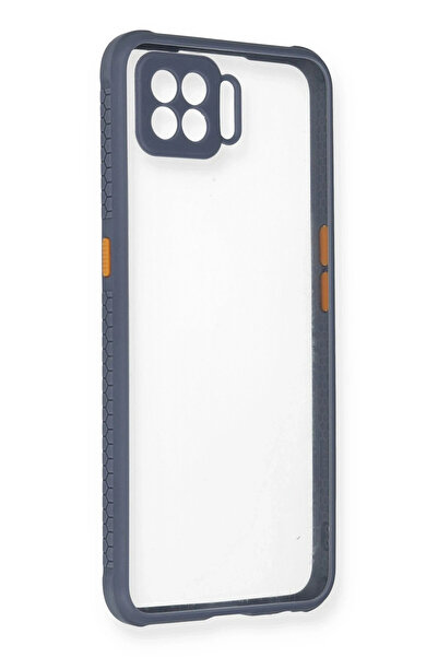 NewFace حافظة OZLSTOR A73 من السيليكون الشفاف (83958) - رمادي