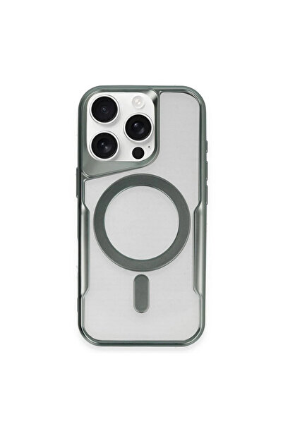 NewFace غطاء سيليكون ماج سيف لهاتف آيفون 14 برو من أوزلسور (113230) - أخضر