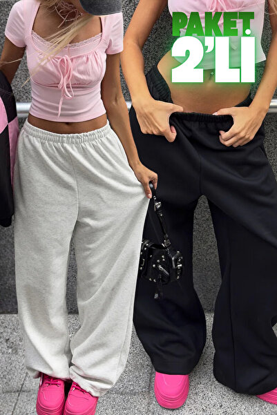 vladivosto Pantaloni de trening Baggy Stoper Paça, cu 2 fire, pentru femei, c...