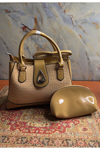 CN شنطه نسائي راقي مصنوع من الجلد الصناعي ( نقش جلد الثعبان )