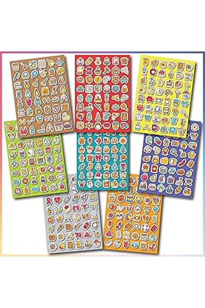 SanalAMCA Store Sticker Seti Günlük Ajanda Ve Defterlere Etiket, Öğretmen-Öğr...