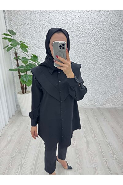 Queyla Robalı diagonel gömlek