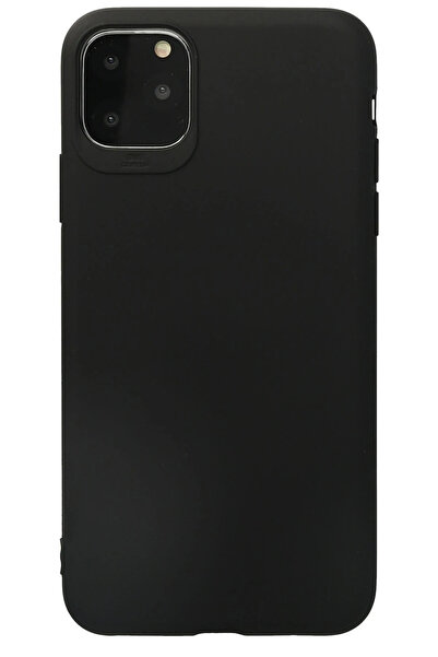 NewFace حافظة OZLSTOR لهاتف iPhone 11 Pro Max من السيليكون الأول (120507) - أسود