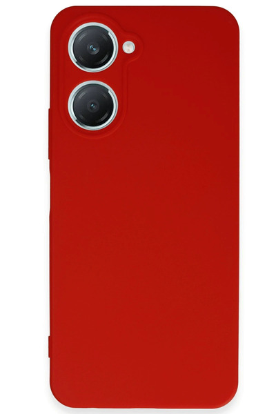 NewFace 1615618747 حافظة فيفو Y18 من السيليكون الأول (201856) - أحمر