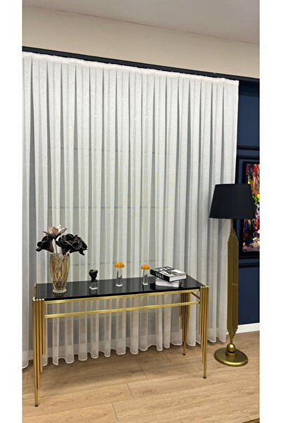 VOLPER MEKANİK 4003 Herringbone Patterned Heavy Weight 1/3 Tight Pleated Tull...