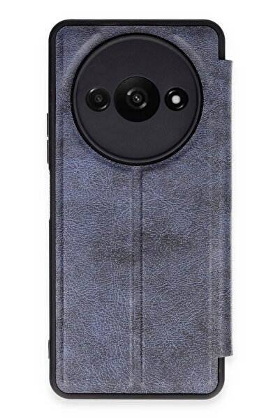 NewFace غطاء حماية قابل للطي لهاتف شاومي ريدمي A3 4G (122427) - أزرق داكن