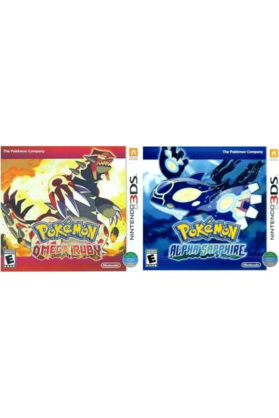 Nintendo مجموعة بوكيمون أوميغا روبي وألفا سافاير المزدوجة - إصدار ثلاثي الأبعاد