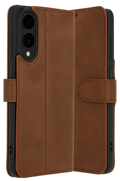 NewFace 1614558747 حافظة سامسونج جالاكسي S25 إيدج تريند إس بلس (185845) - تان