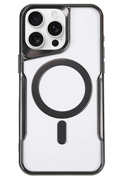 NewFace غطاء سيليكون ماج سيف لهاتف آيفون 14 برو من أوزلستور (113241) - أسود