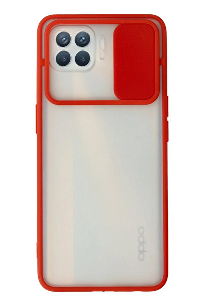 NewFace حافظة هاتف Reno 4 Lite من السيليكون المنزلق للكاميرا من Palm Frosted ...