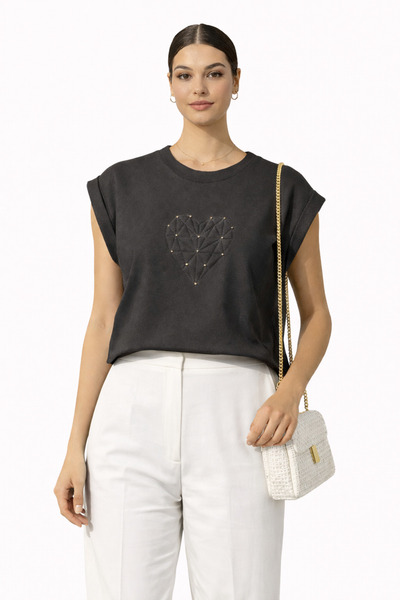 Batik Nakış Detaylı Sweatshirt