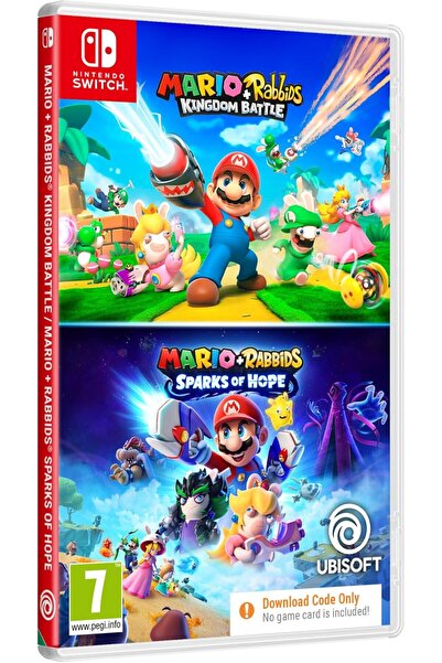 Ubisoft ماريو + رابيدز: معركة المملكة / ماريو + رابيدز: شرارات الأمل (سويتش) (رمز في العلبة)