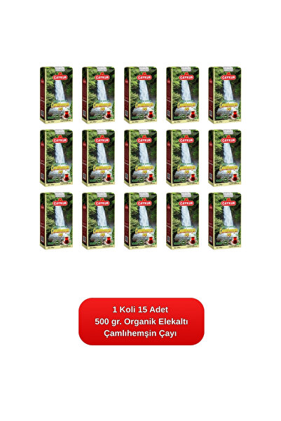 Çaykur Organik Elekaltı Çamlıhemşin Çayı 500 gr.15'li Koli