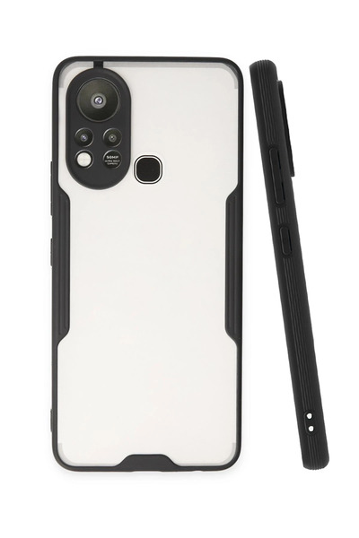 NewFace 1613132747 حافظة انفينيكس هوت 11 اس سيليكون بلاتينيوم (143231) - اسود