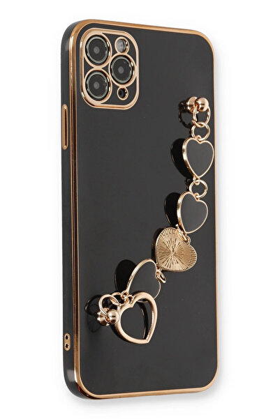 NewFace 1615112747 حافظة ايفون 11 برو ماكس من السيليكون (201251) - اسود