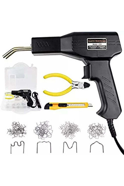 Sanlux Trusa aparat sudat plastic, pistol profesional pentru lipit/sudat plas...