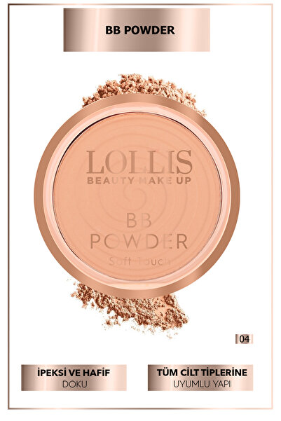 Lollis BB Powder Hafif Dokulu Kapatıcı Pudra - Doğal & Mat Bitişli Sabitleyic...