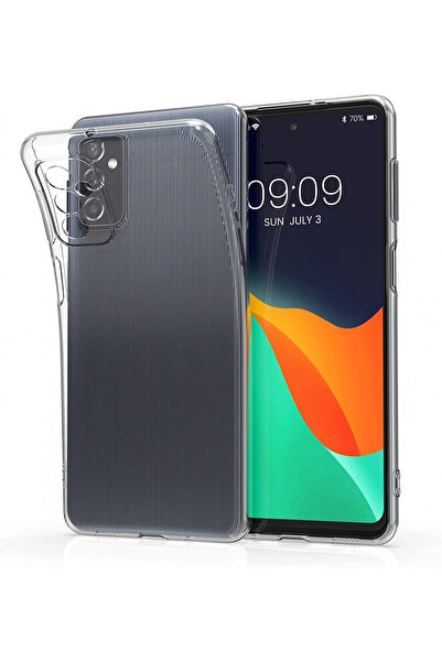 NewFace حافظة OZLSTOR لهاتف سامسونج جالاكسي M52 5G فاخرة (224813) سيليكون شفاف