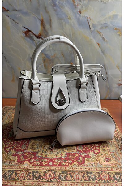 CN شنطه نسائي راقي مصنوع من الجلد الصناعي ( نقش جلد الثعبان )