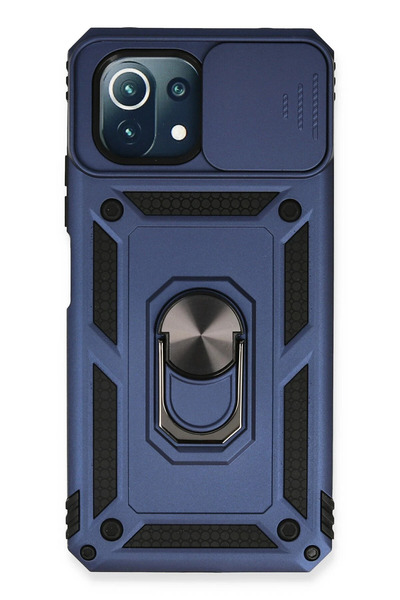 NewFace 1614224747 حافظة Xiaomi MI 11 Lite من السيليكون مع حلقة عدسة (162442)...