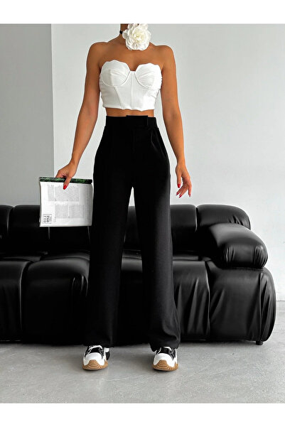 motina High Waist Velcro Palozzo Pants New Season