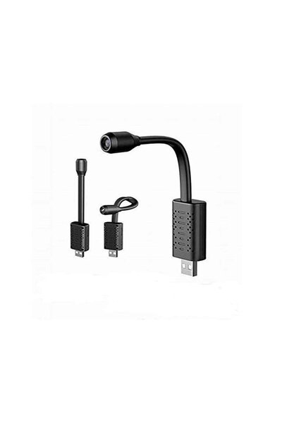 Generic 1080P HD Mini USB Wireless Security Camera - 360° Flexible Smart Home Monitor