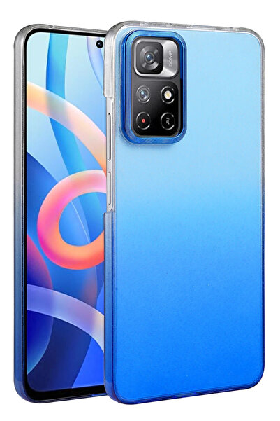 NewFace 1612033747 غطاء لامع لهاتف Xiaomi Redmi Note 11 Pro (173320) - أزرق