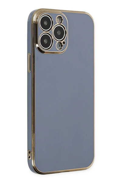 NewFace حافظة OZLSTOR لهاتف iPhone 14 Pro Max من السيليكون (101333) - أزرق