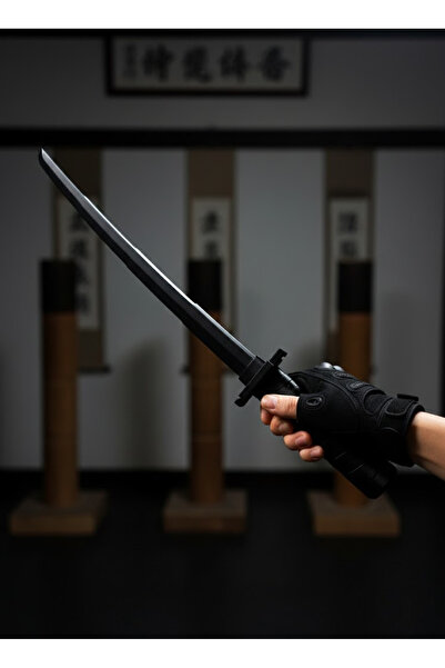 BiSistem Katlanabilir 90 CM Siyah Renkli 3D Baskı Katana Figür – Dekoratif Sa...