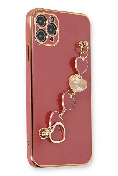 NewFace 1614612747 حافظة ايفون 11 برو ماكس ايسيلا سيليكون (201246) - احمر