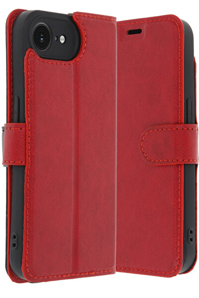 NewFace 1612501747 iPhone 16E Case Trend S Plus Flip Case (160125) - Red