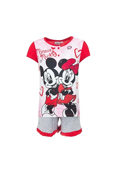 Minnie Mouse Red T-shirt & shorts pajamas