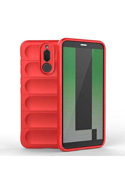 NewFace حافظة OZLSTOR لهاتف هواوي ميت 10 لايت من السيليكون الأفضل (91738) - أحمر