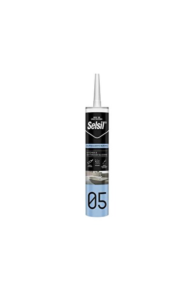 Selsil 05 MUTFAK VE BANYO SİLİKONU 280 ML BEYAZ