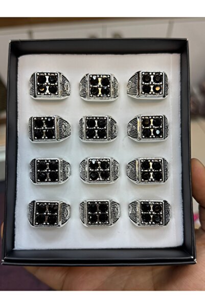 izmirpazarı Gift Hajj Omra Ring with 12 Stones