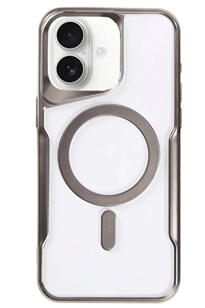 NewFace غطاء حماية OZLSTOR لهاتف آيفون 16 من السيليكون متوافق مع ماج سيف - (8...