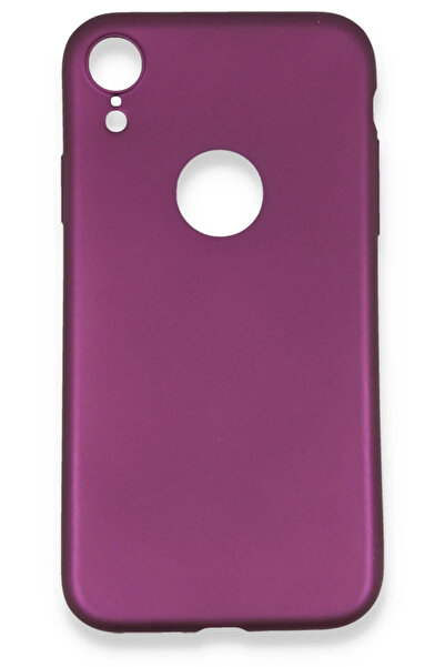 NewFace حافظة OZLSTOR لهاتف iPhone XR من السيليكون الأول (120533) - بلون البرقوق