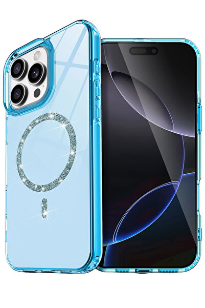 NewFace 1614555747 غطاء آبل آيفون 16 برو ماكس لايف دايموند ماج سيف (125545) -...