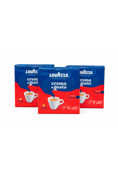 LavAzza Crema e Gusto Classico – 3 x 500 g (2 x 250 g) Ground Coffee